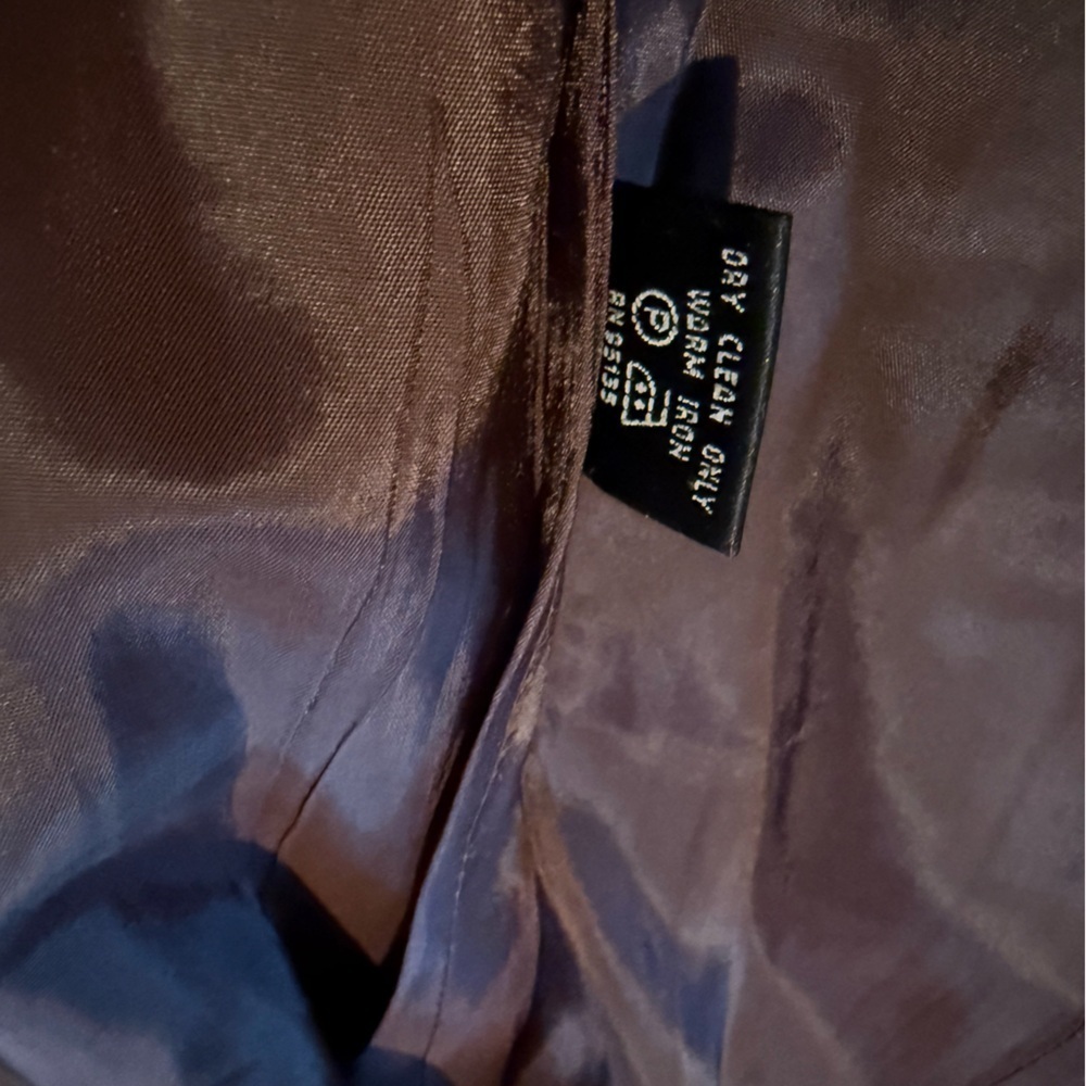 Lafayette 148 Blazer Brown Pinstripe 100% Linen 2 Button Career Jacket Women 10 - Picture 8 of 13